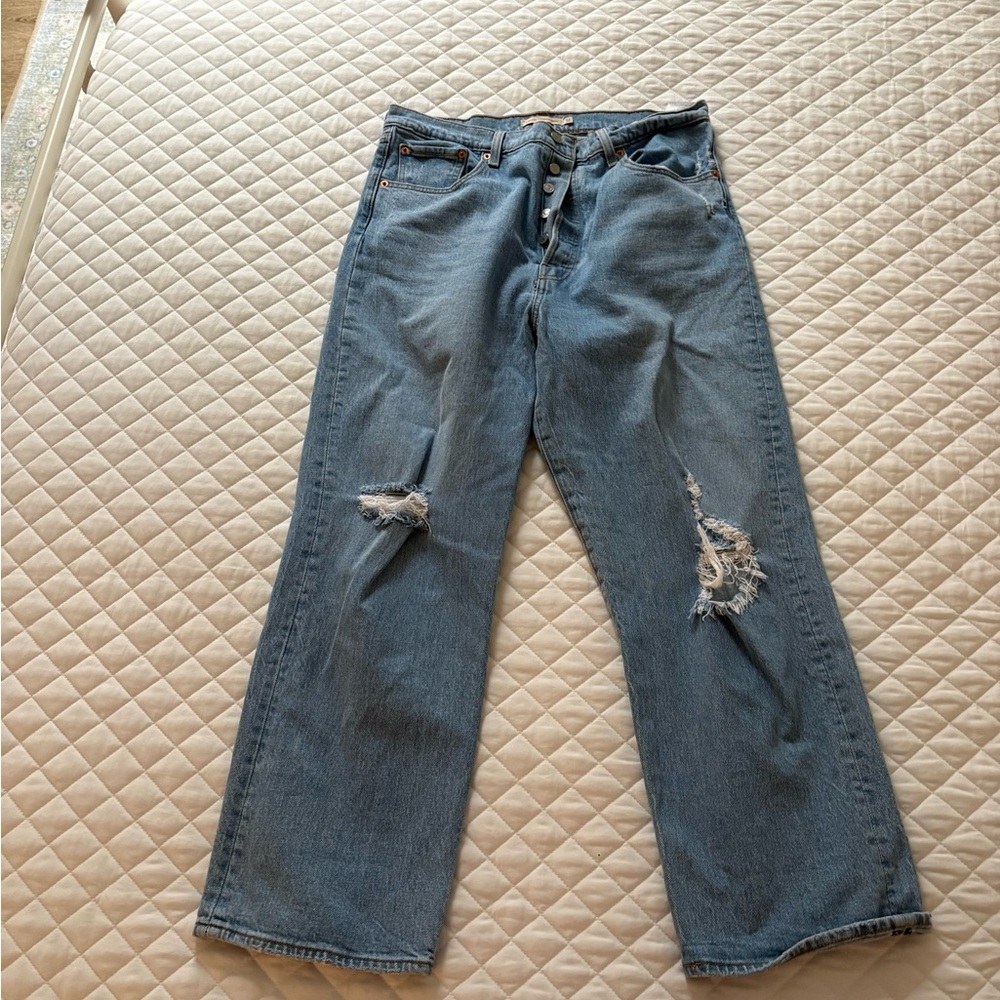 Levi's Ribcage Straight Ankle Jeans